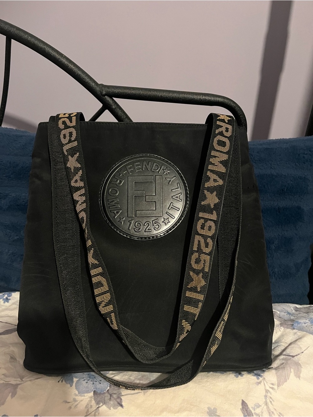 Fendi Nylon Tote Bag